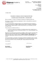 consultation letter admissions ridgeway