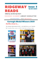 Ridgeway Reads – Issue 3