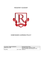 Home Based Learning policy (Spring term 2024)