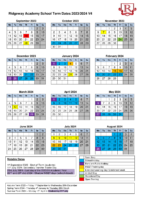 Ridgeway Term Dates 2023- 2024