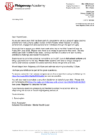 Nuclear Races SOHK Parent Letter – May 2025